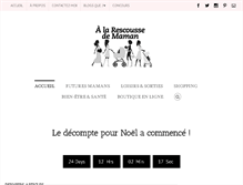 Tablet Screenshot of alarescoussedemaman.com